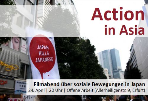 Flyer: Filmabend - Action in Asia