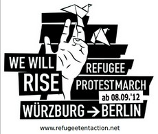 Marsch der Würde - Flüchtlingsprotest Marsch