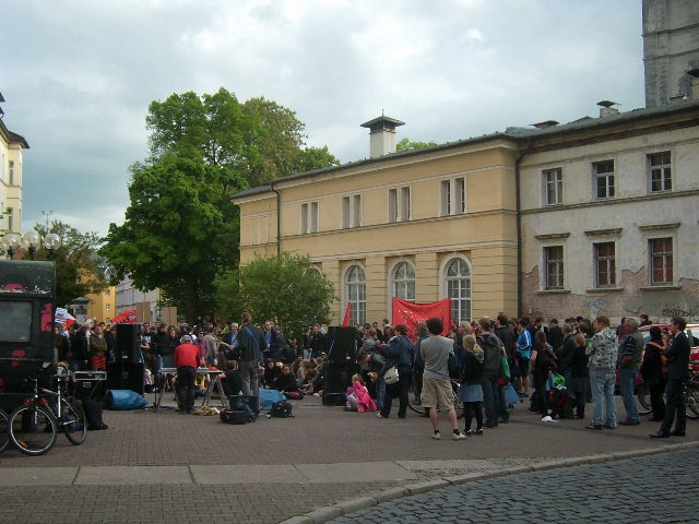 Gegen Sarrazin an der Alten Oper Erfurt